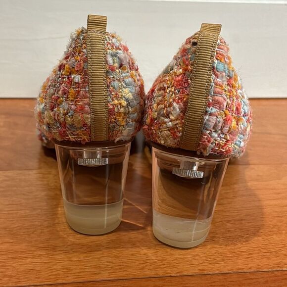 NWOT Ritch Erani NYFC Tweed Tweed Pattern D'Orsay Pumps Women's Size 37 - Picture 3 of 10